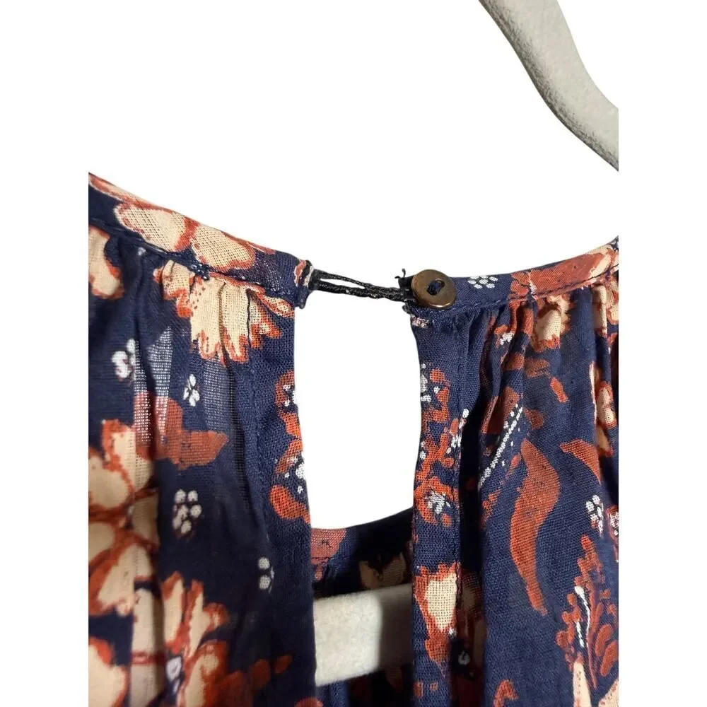 Ulla Johnson Arbor Ruffled Top in Midnight Print Women’s Sz. 6